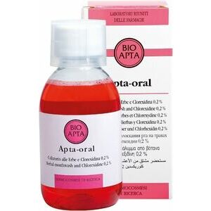 Bioapta Apta-oral Rosso - Раствор для полоскания рта с растительными экстрактами и хлоргексидином (0,1%). 200ml