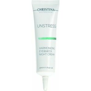 CHRISTINA Unstress Harmonizing Eye&Neck Night Cream - Гармонизирующий ночной крем для кожи вокруг глаз и шеи, 30 ml