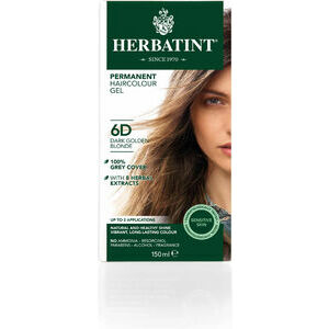Herbatint Permanent HAIRCOLOUR Gel - Dk Golden Blonde, 150 ml / Matu krāsa Tumšs zeltaini blonds