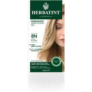 Herbatint Permanent HAIRCOLOUR Gel - Lt Blonde, 150 ml / Matu krāsa Gaiši blonds