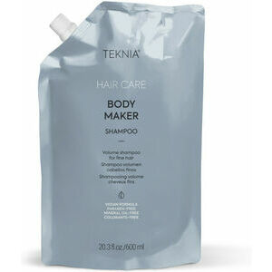 Lakme Teknia Body Maker Shampoo Refill - Apjoma šampūns plāniem matiem, 600ml