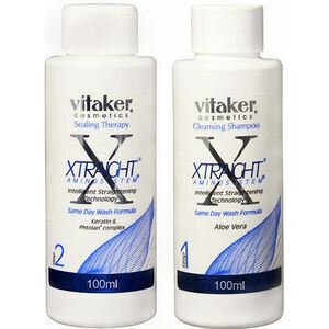 PROF. Vitaker London Xtraight AminoSystem Technology - мини комплект для выпрямления волос100мл+100мл
