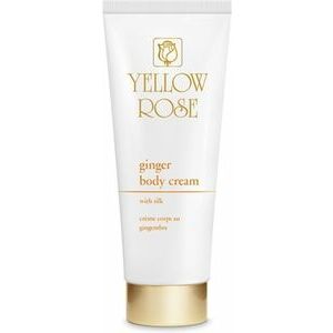 Yellow Rose Ginger Body Cream With Silk - Pretcelulīta ķermeņa krēms ar 23K Zeltu, 250ml