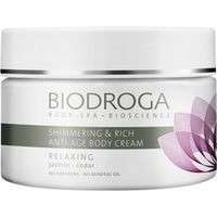 Biodroga Shimmering & Rich Anti-Age Body Cream - Barojošs ķermeņa krēms ar dabīgu mirdzumu, 150 ml