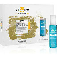 YELLOW STAR серум интенсивного действия для придания волосам блеска, в ампулах, 6x13ml