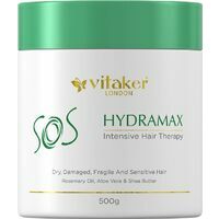 Vitaker London SOS Hydramax Therapy 500ml - Маска SOS ботокс для глубокого восстонавления и увлажнение испорченых, ослабленных, сухих волос, 500 г