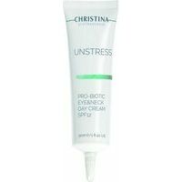 CHRISTINA Unstress Probiotic Eye and Neck Day Cream SPF 12 - Дневной крем с пробиотическим действием для кожи вокруг глаз и шеи SPF12, 50 ml