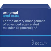 Orthomol AMD extra - Пищевая добавка с натуральным лютеином и зеаксантином, N120