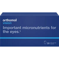 Orthomol Vision Caps N30 - Питательные вещества, важные для здоровья глаз.