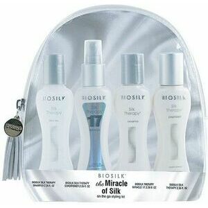 BioSilk Color Therapy Travel Set - ceļojuma komplekts krāsotiem matiem (4x69ml)