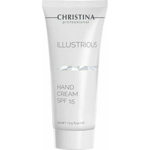 Christina Illustrious Hand Cream SPF 15 - Защитный против пигментации крем для рук SPF15, 75ml