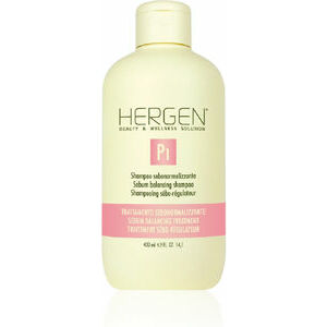 HERGEN P1 OILY HAIR AND SCALP (SEBUM) BALANCING SHAMPOO - Regulējošs šampūns taukainai galvas ādai (100ml/400ml)
