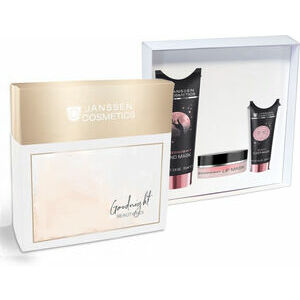 Janssen Overnight Treatment Box Gift Set - Goodnight Hand Mask 75 ml + Goodnight Lip Mask 15 ml + Beauty Sleep Mask 20 ml