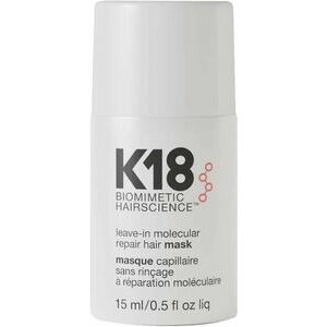 K18 Biomimetic Hairscience leave-in molecular repair hair Mask - Molekulārā matu atjaunošana mājās, 15ml