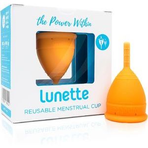 LUNETTE Menstrual Cup, Orange - Менструальная чаша, оранжевая