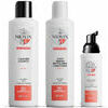 Nioxin System 4 delivers denser-looking hair and restores moisture balance (300+300+100)