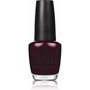 OPI nail lacquer (15ml) - nail polish color  Midnight in Moscow (NLR59)