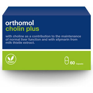 Orthomol Cholin Plus N60 - Choline with milk thistle for extra benefits
