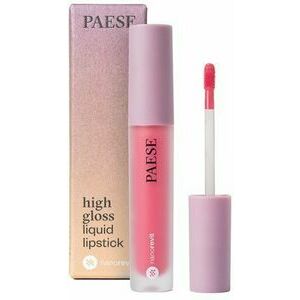 PAESE High Gloss Liquid Lipstick (color: No 55 Fresh Pink), 4,5ml / Nanorevit Collection