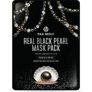 Pax Moly Real Black Pearl Mask Pack - Auduma maska ar melno pērļu ekstraktu