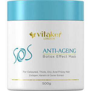 PROF. Vitaker London SOS Anti–Ageing Hair Botox, 500 g () - matu atjaunošana, matu maska ar botoksu efektu