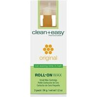 Clean & Easy Original Wax Refill – Oriģinālā šķidrā vaska kārtridži sejai (3x12 gr)