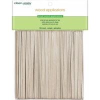 () Clean & Easy Wood Applicator Spatulas – Mazās (S) koka spātulas, 100gab
