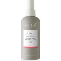 KEUNE Style Hot Iron Spray - izsmidzināms karstuma aizsardzības līdzeklis sausiem matiem, UV filtrs, 200 ml