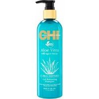 CHI ALOE VERA Curl Enhancing Šampūns ar mitrinošu kompleksu (340ml/739ml)
