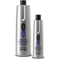 Echosline S6 - Tonējošs šampūns  gaišiem un sirmiem matiem, 1000 ml