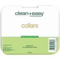 Clean+Easy Delux Pot Wax Collars - Защитная бумага для нагревателя бразильского воска, 50шт ()