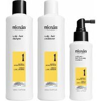 Nioxin SYS 1 Trialkit -  Sistēma Nr. 1 - Nostiprina matu struktūru, vienlaikus aizsargājot tos pret lūšanu (150+150+50)
