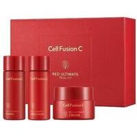 Cell Fusion C Red Ultimate Trial Kit - Pretnovecošanās komplekts sejas ādas kopšanai (20ml+20ml+10ml)