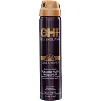 CHI Deep Brilliance Olive & Monoi Optimum Finish Flexible Hold Spray - elastīgas fiksācijas matu laka, 74g