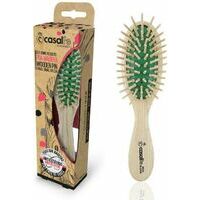 Casalfe BE Natural wood & wood pins Brush - Travel izmēra ovāla matu suka