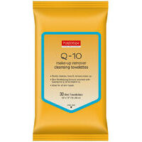 Purederm Q-10 make-up remover cleansing towelettes, 30pcs