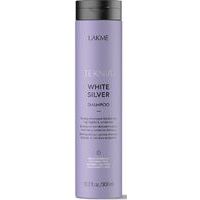 Lakme TEKNIA White Silver Shampoo - Toning shampoo for blonde, highlights and white hair (300ml/1000ml)