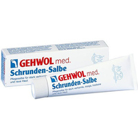 GEHWOL med Schrunden-Salbe - Ziede ļoti saplaisājušām pēdām, stipri sausai ādai, saplaisājušas pēdu ādas kopšanai ( () 75 ml / 125 ml / 500 ml)