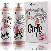 Amarina Girls Set - Dušas želeja un ikdienas šampūns meitenēm, 200+200ml