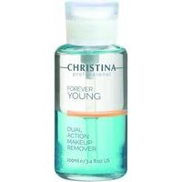 CHRISTINA Forever Young Dual Action Makeup Remover - Divfāžu līdzeklis kosmētikas noņemšanai, 100ml