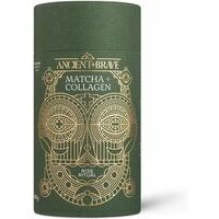 Ancient + Brave Matcha + Collagen - Mača un hidrolizētā kolagēna siltā dzēriena maisījums, 150g