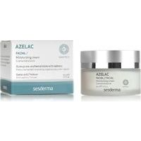 Sesderma Azelac Moisturizing Facial Cream  - Mitrinošs sejas krēms jutīgai, sausai, uz pinnēm tendētai ādai, ar kuperozi, rozāciju un apsārtumu, 50 ml