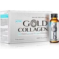 Active Gold Collagen - dzēramaijs kolagēns ar hialuronskābes un glikozamīnu aktīviem cilvēkiem,  10 dienu kurss