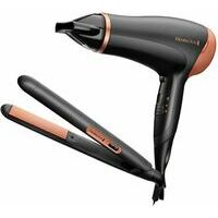 REMINGTON Dāvanu komplekts matu kopšanai (fēns + matu taisnotājs)