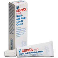 GEHWOL med Nagel und Hautschutz Creme - Krēms lūstošu, bojātu nagu kopšanai, pretsēnīšu, 15 ml