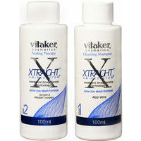 PROF. Vitaker London Xtraight AminoSystem Technology - matu taisnošanas mini komplekts 100ml+100ml