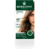 Herbatint Permanent HAIRCOLOUR Gel - Dk Golden Blonde, 150 ml / Matu krāsa Tumšs zeltaini blonds