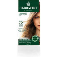 Herbatint Permanent HAIRCOLOUR Gel - Golden Blonde, 150 ml / Matu krāsa Zeltaini blonds