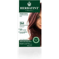 Herbatint Permanent HAIRCOLOUR Gel - Lt Mahogany Chestnut, 150 ml / Matu krāsa Gaiši sarkanbrūns
