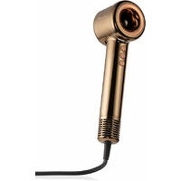 Matu fēns FLUARION HAIR DRYER IONIC 911 GOLD (358gr) ar 3 dažādām uzgaļiem